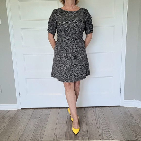 IMNYC Isaac Mizrahi mini polka dot fit & flare dress - Picture 2 of 11